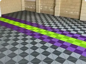 Grey Garage Flooring