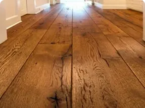 Smoked Walnut Parquet Floor