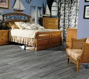 LVT Stick-down Honey Oak Parquet Tiles