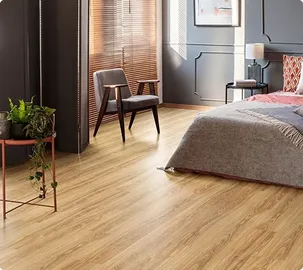 SPC Click-Lock Wood Finish Flooring